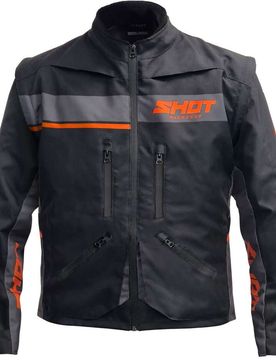 Giacca Moto Enduro CONTACT ASSAULT 2.0 Nero Arancio taglia 3XL