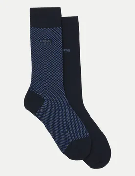Socken mit Label-Detail Blau 43-46 - BOSS - FashionsVida