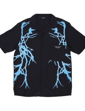 Maglietta Uomo Lateral Lightning Shirt Black/light Blue