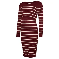 Vestito Midi A Maniche Lunghe Newsiv June