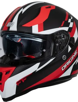 Casco Moto Integrale STRADA REVEAL Rosso Nero Opaco taglia L - Origine - FashionsVida