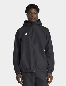 Mens FELPA CON CAPPUCCIO TIRO 26 ESSENTIALS WOVEN - Nero, nero nero Uomo taglia L - Adidas - FashionsVida