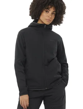Outline hybrid forro polar mujer Negro - Salomon - FashionsVida