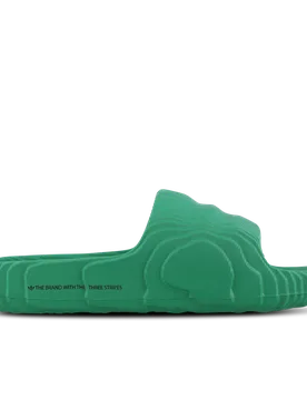 Adilette Men Flip-Flops and Sandals - Green - Size 7.5 - Synthetics - Green - Size: 7.5 - Adidas - FashionsVida