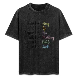 Ride like Amy T-Shirt Streetwear Print Tee Shirt