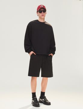 Bermuda Molleton L Noir