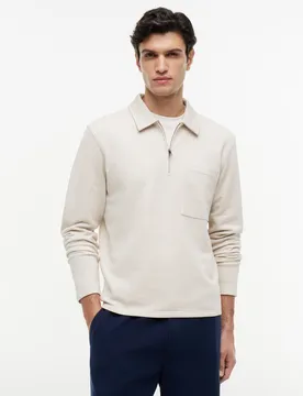 ESSENTIAL TERRY POCKET 1/4 ZIP male