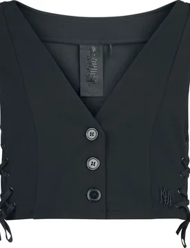 Gothic Weste - Nexara Waistcoat - S bis XXL - für Damen - Größe M - schwarz - Frauen - female - KIHILIST by KILLSTAR - FashionsVida