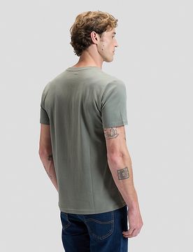 Regular Medium Wobbly Tee Lichen Olive Größe S male