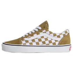 Sneaker Old Skool Checkerboard Olive Brown / True White EU 45