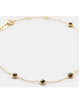 Pulsera de oro y circonitas - El Corte Inglés - FashionsVida