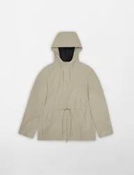 Suva Waterproof Hooded Rain Jacket Beige female