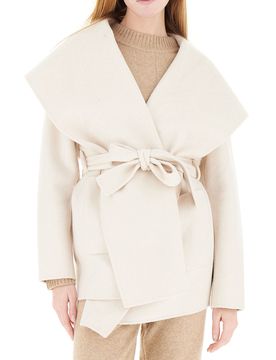 DEHA Cappotto misto lana AVORIO M