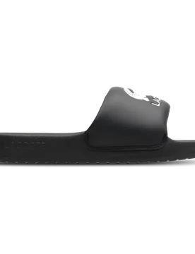Serve Slide 1 Men Flip-Flops and Sandals - Black - Size 7 - Plastic/Polycarbonate - Black - Size: 7 - Lacoste - FashionsVida
