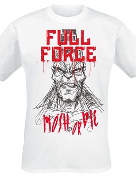 T-Shirt - Mosh Or Die - XXL bis 4XL - für Männer - Größe XXL - weiß - EMP exklusives Merchandise! - Männer - male