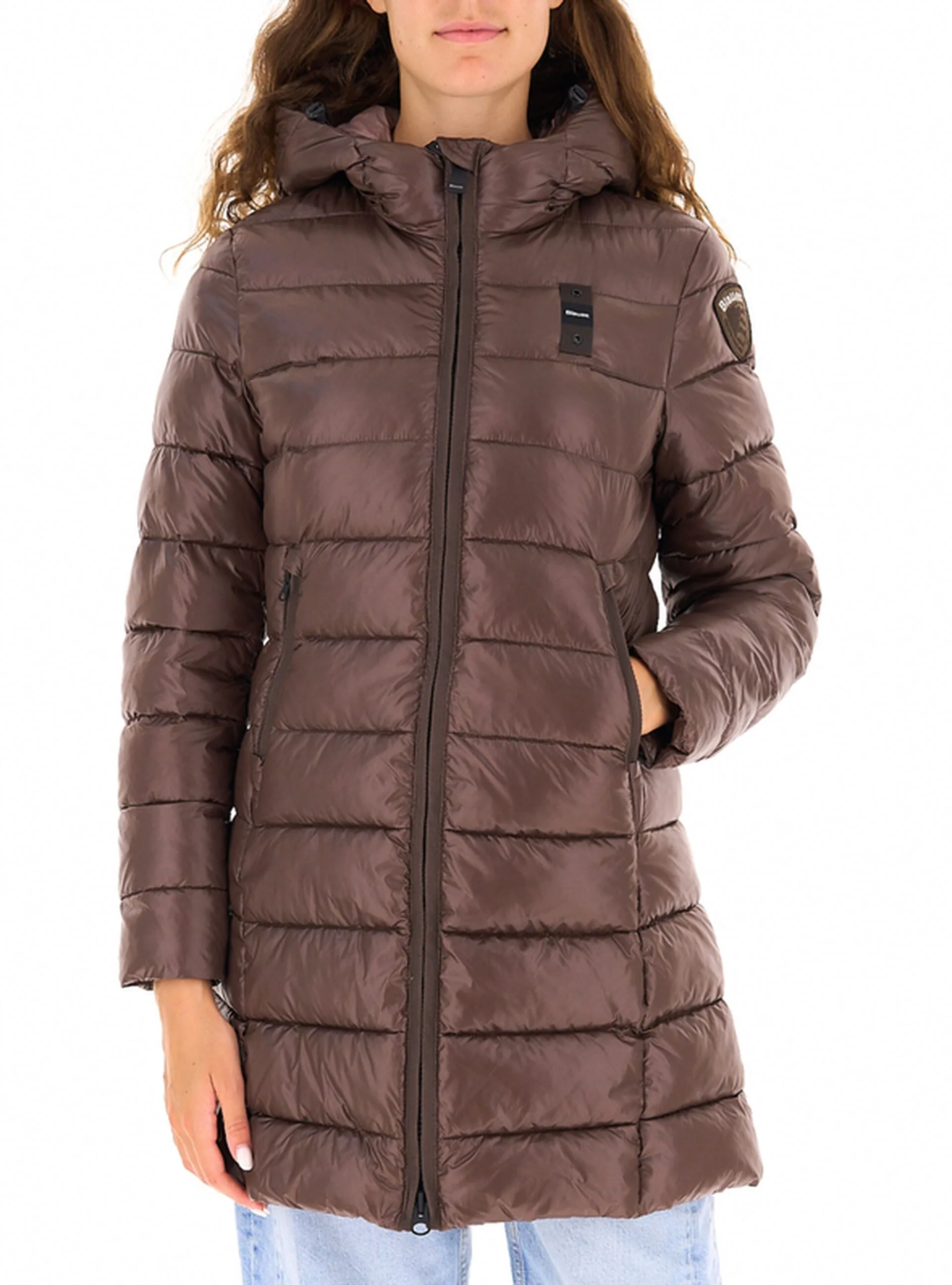 Piumino con cappuccio MARRONE XXL - Blauer - FashionsVida