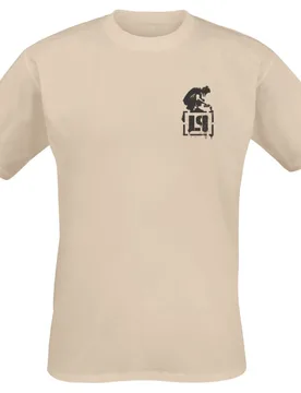 T-Shirt - Meteora Spray - S bis 5XL - Größe S - sand - Lizenziertes Merchandise! - Unisex - unisex - Linkin Park - FashionsVida