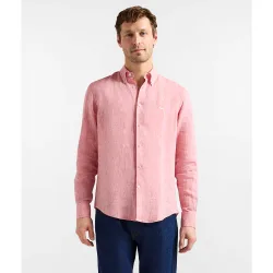 Harmont&Blaine - Camisa de hombre tejido único lino