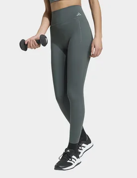 Womens Leggings Da Allenamento Optime Contour Lunghezza Intera - Grigio, grigio grigio Donna taglia L - Adidas - FashionsVida