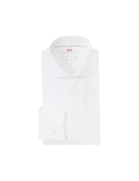 Camicia in jersey slim fit bianco 41 - Pure - FashionsVida