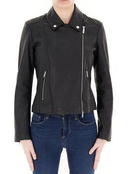 BOMBOOGIE Chiodo in pelle NERO 02