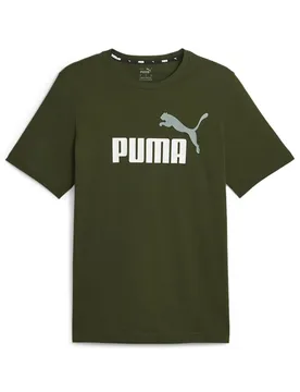 T-shirt à Manches Courtes Ess+ 2 Col Logo Myrtle M Homme - Puma - FashionsVida