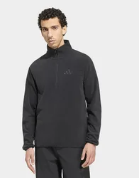 Mens Giacca Terrex Multi Essentials IN Tessuto Felpato Con Mezza Zip - Nero, nero nero Uomo taglia M
