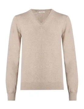 Pullover Herren Beige 48,50,52,54 Herren - PIACENZA CASHMERE 1733 - FashionsVida