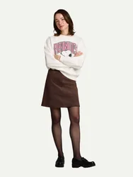 Sweatshirt mit Snoopy-Design Beige S