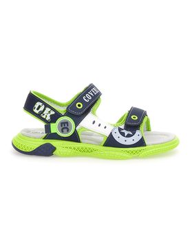 Sandali 63288 Blu con strappi 34