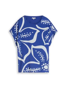 T-Shirt fabric mix female - S - FashionsVida