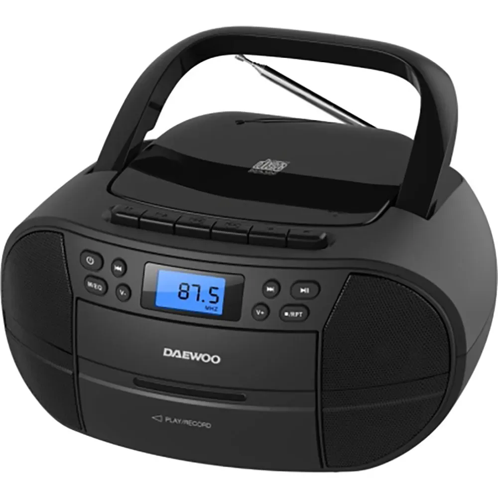 Radio Cd Dw3014 Black One Size unisex - Daewoo - FashionsVida