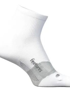 Elite ultra light quarter calcetines running Blanco (XL) - Feetures - FashionsVida