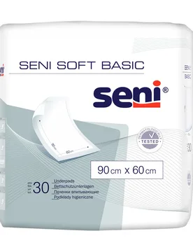 Bettschutzunterlage Soft Basic, 30 Stück weiss - Seni - FashionsVida