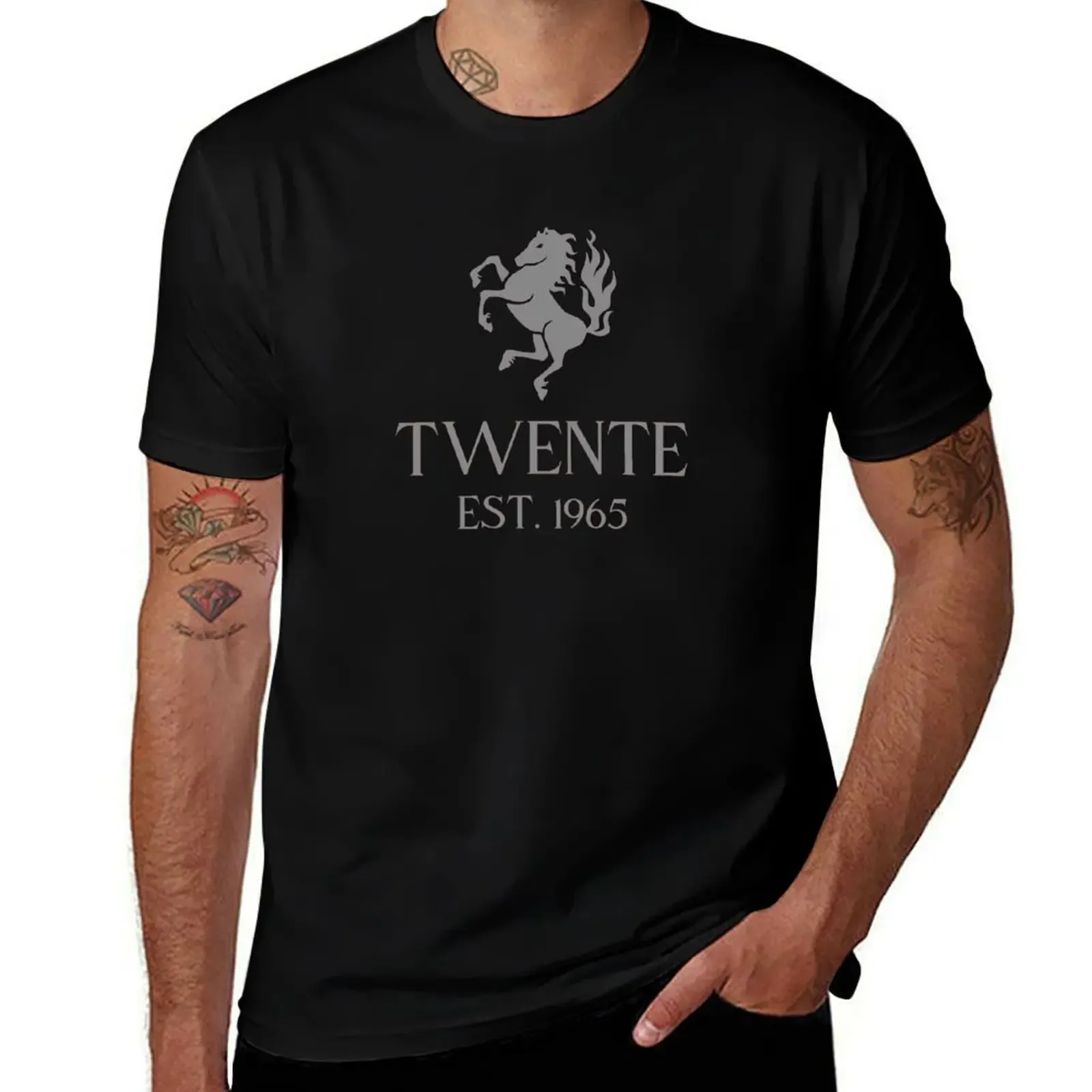 Twente Grey 2 T-Shirt Moisture Control Sports Tee - Aliexpress - FashionsVida