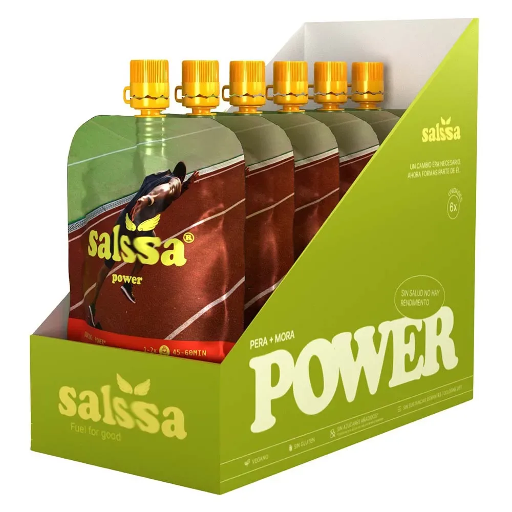 Scatola Di Bevanda Energetica Monodose Power Pera E Mora 150g 6 Unità Multicolor - Salssa - FashionsVida