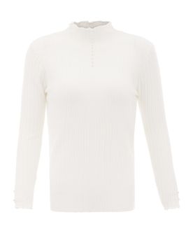 CARNEA Jersey blanco lana