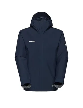 Herren Wanderjacke Treeline Light 2L GTX Hoodie dunkelblau M M - Mammut - FashionsVida