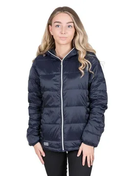 Women's Bernadette Padded Down Jacket in Navy Size: 2XS - Navy - Size: 2XS - Trespass - FashionsVida