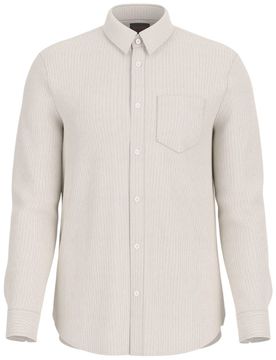 Camicia rigata bianca blu SUNSET Tech M4RH34 WFKM