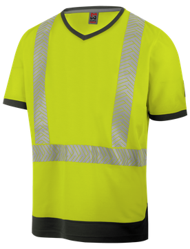 Tee-shirt de travail haute-visibilité jaune fluo Jaune XL
