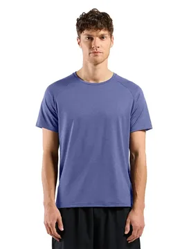 Maglietta A Maniche Corte Crew Active 365 Skipper Blue Melange S
