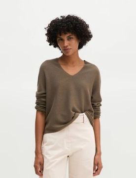 Para mujer. 5000014819 Jersey relajado sin costuras (XS), Casual, Algodón