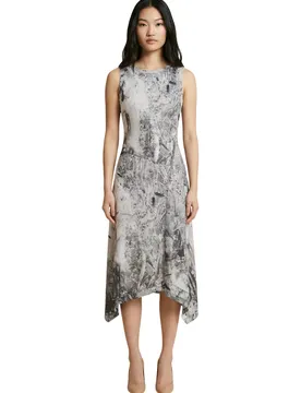 Desigual Damen Kleid Grau 509279