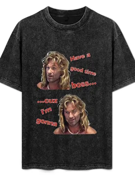 CAPTAIN RON - Have a good time boss...cuz I'm gonna T-Shirt Plus Size Workout Short Sleeve Top - Aliexpress - FashionsVida