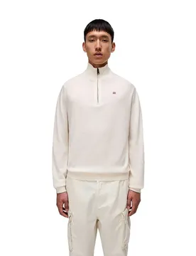Maglione Con Mezza Zip Damavand Beige Dimity 3XL