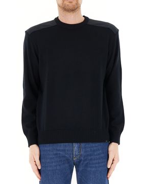 Maglione lana vergine NERO L