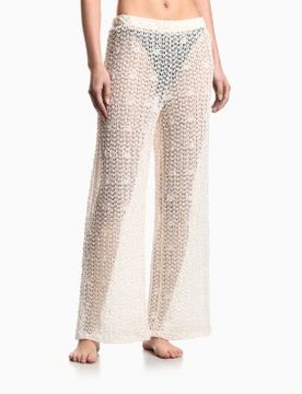 Para mujer. EW003420_AF20251 Pantalón Beach (L), Casual, Algodón