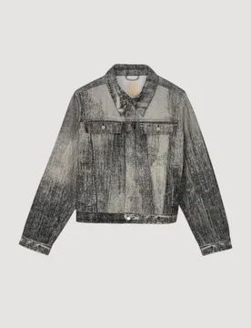 CAMPERLAB Paint Denim Jacket - CAMPERLAB - FashionsVida