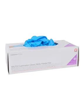 Gants De Travail Krutex Nitrilo 100 Unités White S